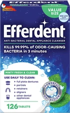 Efferdent Retainer Cleaning Tablets, Denture Cleaning Tablets for Dental Applian