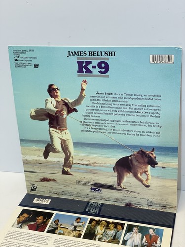 Real Men And K-9 X2 LASERDISC Movie Lot In Very Good Condition James Jim Belushi - Picture 6 of 10