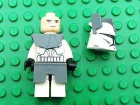 Lego Star Wars minifigure sw0203 Phase 1 Clone Trooper w/ Gray Gear set 7679