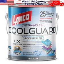 High Performance Acrylic Roof Sealer Insulating Waterproof UV Reflective 1 Gal