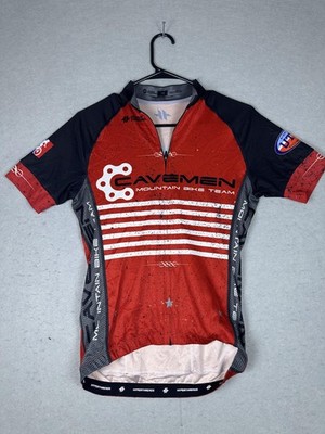 Hyperthreads Cavemen Mountain Bike Jersey Mens Medium Utah NICA Cycling MTB Team