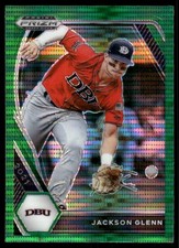 2021 Panini Prizm Draft Picks Prizms Green Pulsar #133 Jackson Glenn - BB