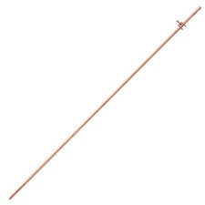GOUNENGNAIL- 4' Grounding Rod - 3/8" Copper Ground Rod with Wire Clamp Grea...