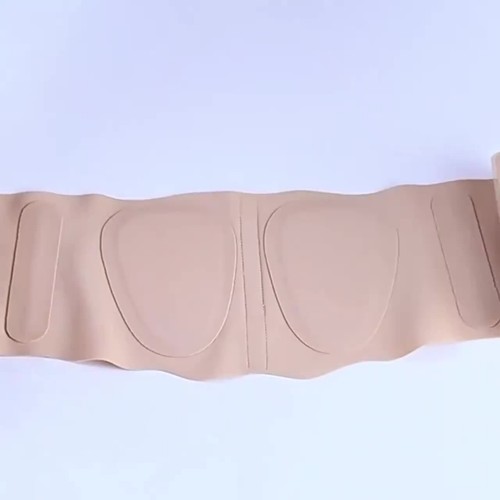 Cinturón de soporte de cintura delgada para aliviar el dolor de espalda baja cinturón de soporte lumbar transpirable - Vídeo 1 de 1