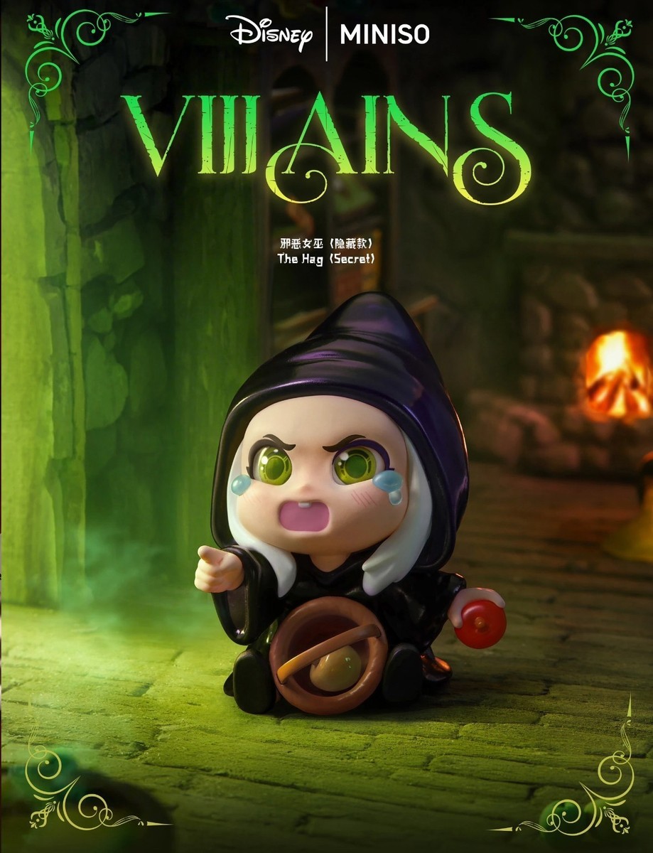 Authentic Miniso Disney Villains Series Blind Box Figures Gift Toy