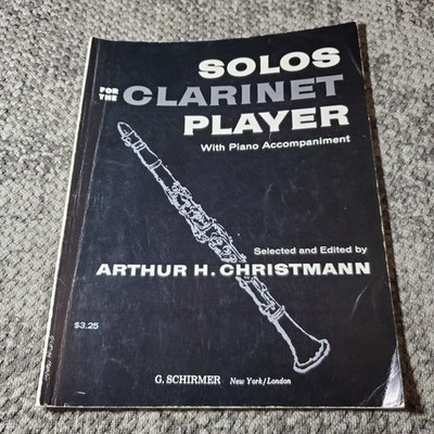 Solos for the Clarinet Player Sheet Music Book Christmann G. Schirmer 1964 P/P