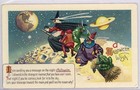 Happy Halloween  SPOOKY Vintage Reproduction Postcard  6" X 4" h10 — photo 1