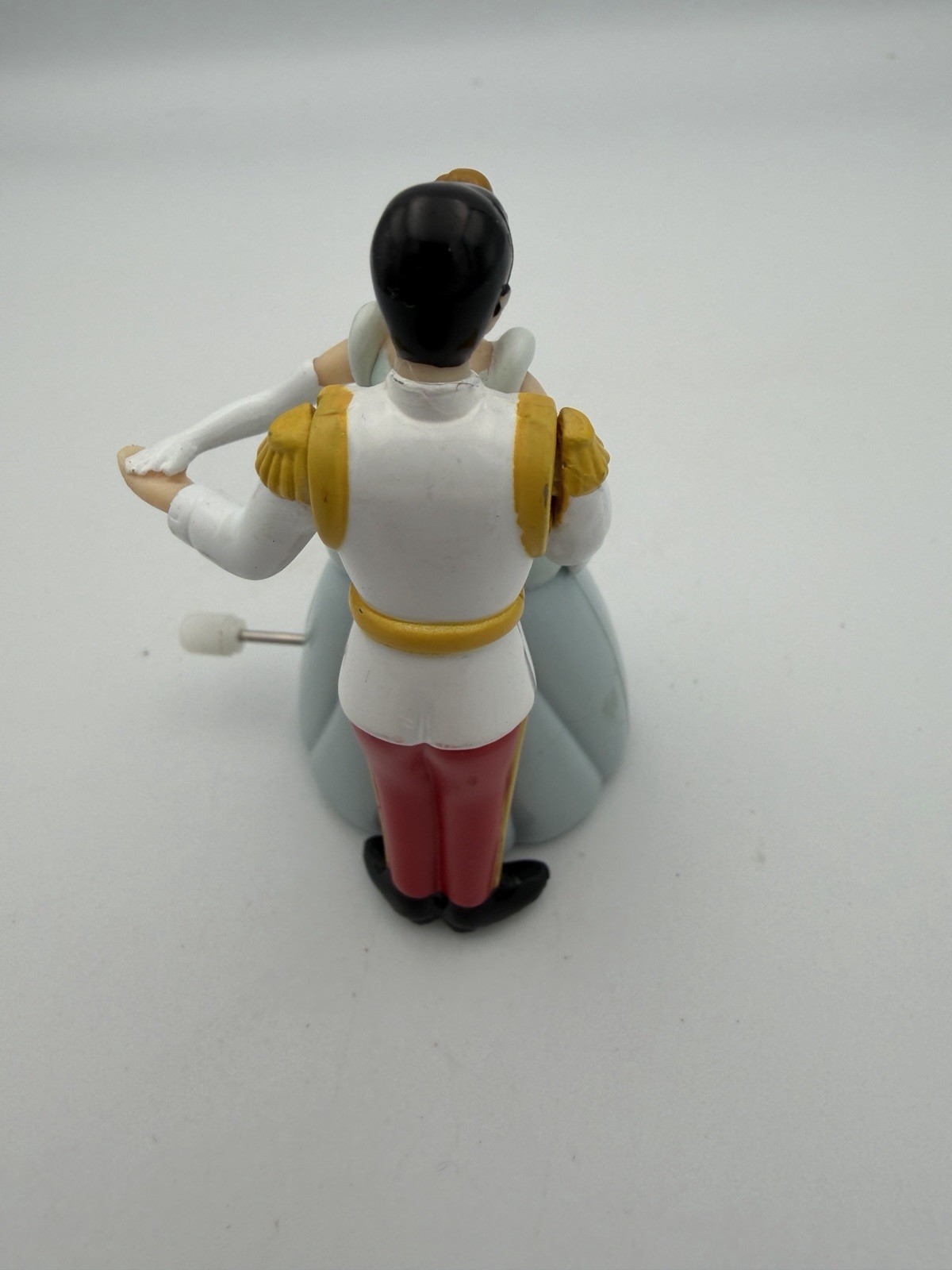 Vintage Disney Cinderella & Prince Charming Wind-up Dancing Figure Toy