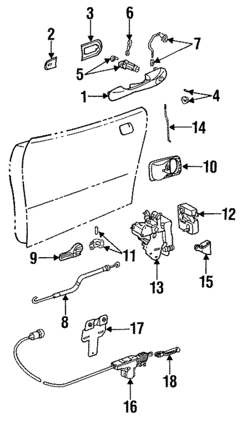 Lámpara de llave para Porsche 928 968 1984-1995 (N/P 944-538-041-01)