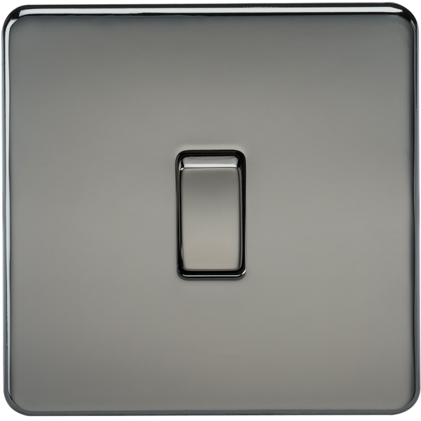 Knightsbridge SF8341BN - 20A 1G Dp Ohne Schrauben Schalter Schwarz Nickel-image