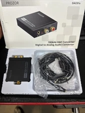 NEW Prozor 192kHz DAC Converter Digital to Analog Audio Converter Model DAC01s