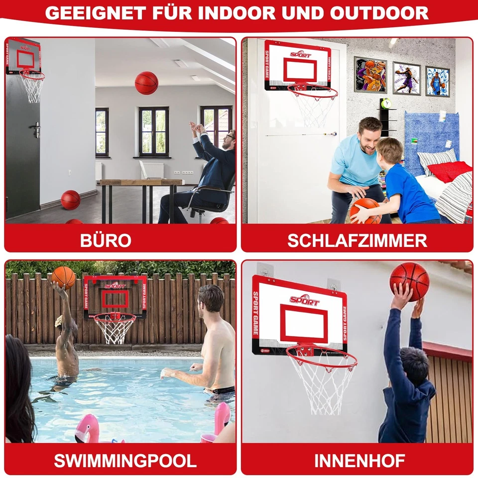 Basketballkorb Basketballkorb Kinder Mini Basketballkorb Indoor Outdoor Sport - Bild 3 von 4