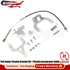 Tall Intake Throttle Bracket Kitthrottle Cable For Dodge Plymouth 318 360 La