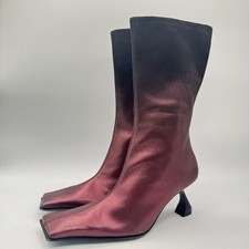 Miista Pearl Boots Women s Size 8.5 EU 39 Red...