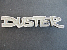 Mopar 1972-1976 Plymouth Duster Nameplate Chrome Fender Emblem Pn 3680304 B74 Mopar 1972-1976 Plymouth Duster Nameplate Chrome Fender Emblem Pn 3680304 B74
