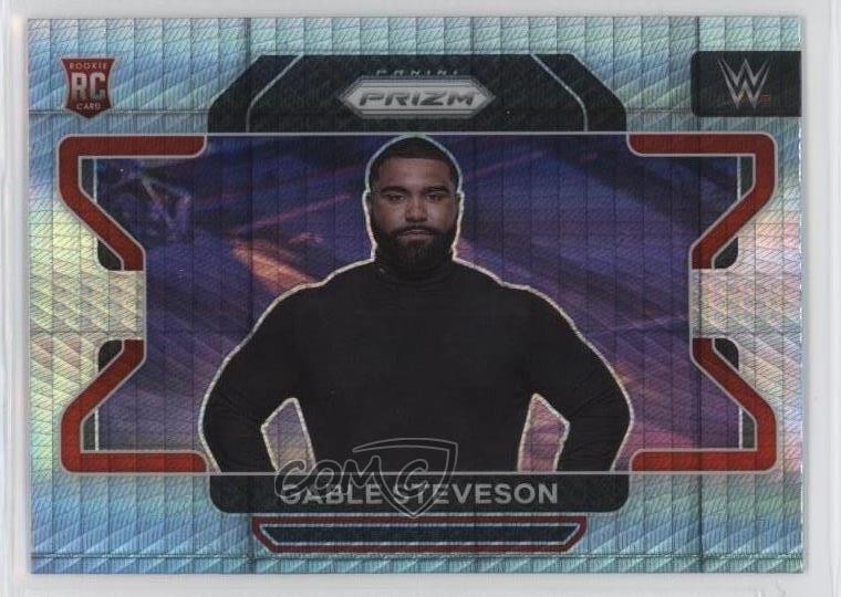 2022 Panini Prizm WWE Hyper Prizm Gable Steveson #23 1m8f