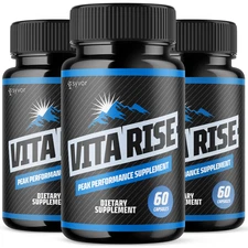 (3 Pack) Vita Rise Pill for Men Advanced Formula Vitamin Supplement 180 Capsules