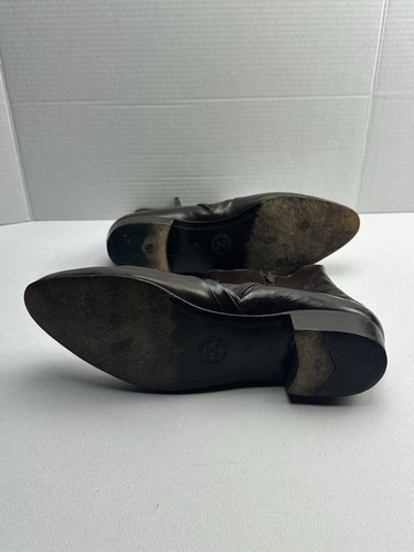 Stacy Adams Para hombres Vintage Botines Cuero Marrón Cremallera Zapatos Talla 9.5 - Imagen 16 de 24
