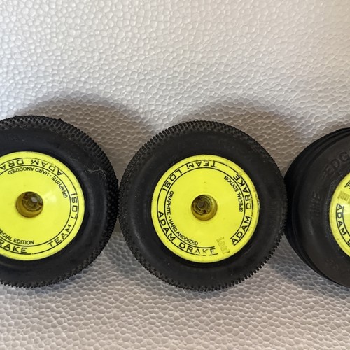 Vintage Team Losi XXXNT XXXT Adam Drake Special Edition Wheels Tires Combo Used - Picture 4 of 15