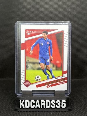 2021-22 Panini Donruss Road to Qatar Jude Bellingham #48 Press Proof Gold /349