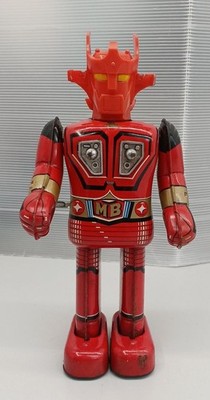 Popy Tin Wind-Up Toy Walking Mach Baron Figure Friction F/S FEDEX