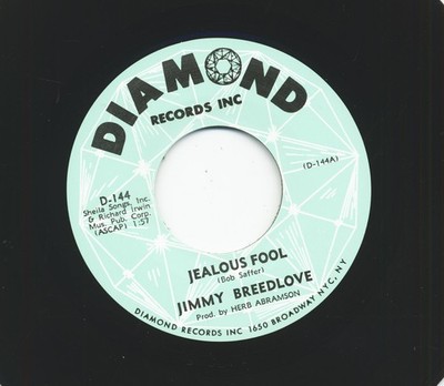 Jim Breedlove - Jealous Fool - Lil' Ol' Me (Loves Li'l Ol' You) (7inch, 45rpm...