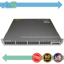 Cisco Systems WS-C3850-48P-S V04 48-Port PoE Layer 3 Managed Network Switch