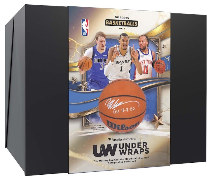 2025-26 Fanatics Authentic NBA Under Wraps AUTOGRAPH NBA