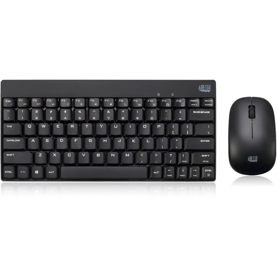 WKB-1100CB Natural Ergonomic Wireless Spill Resistant Mini Keyboard & Mouse C... - Image 2 of 4
