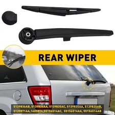 Rear Wiper Arm and Blade Set Black for 2005 - 2010 Jeep Grand Cherokee 5139836AB