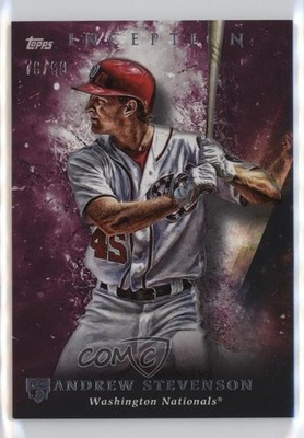 2018 Topps Inception Magenta 78/99 Andrew Stevenson #16 Rookie RC nd3