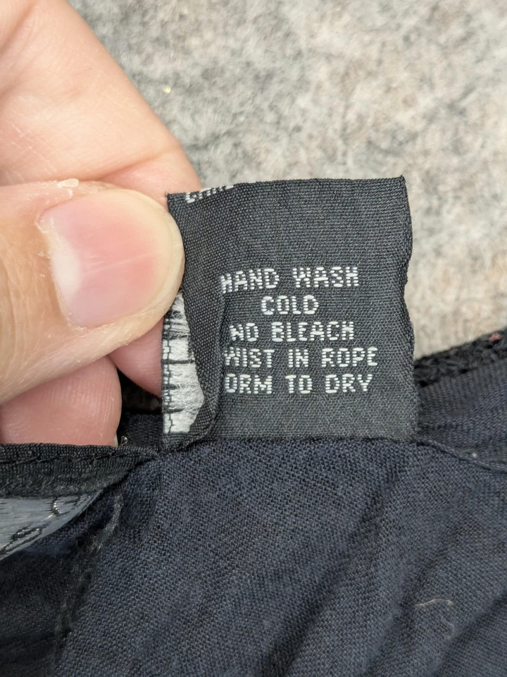 Vintage Nostalgia Dress Womens Small Floral Lace Long Sleeve Boho Grunge 90s - Image 4 of 4