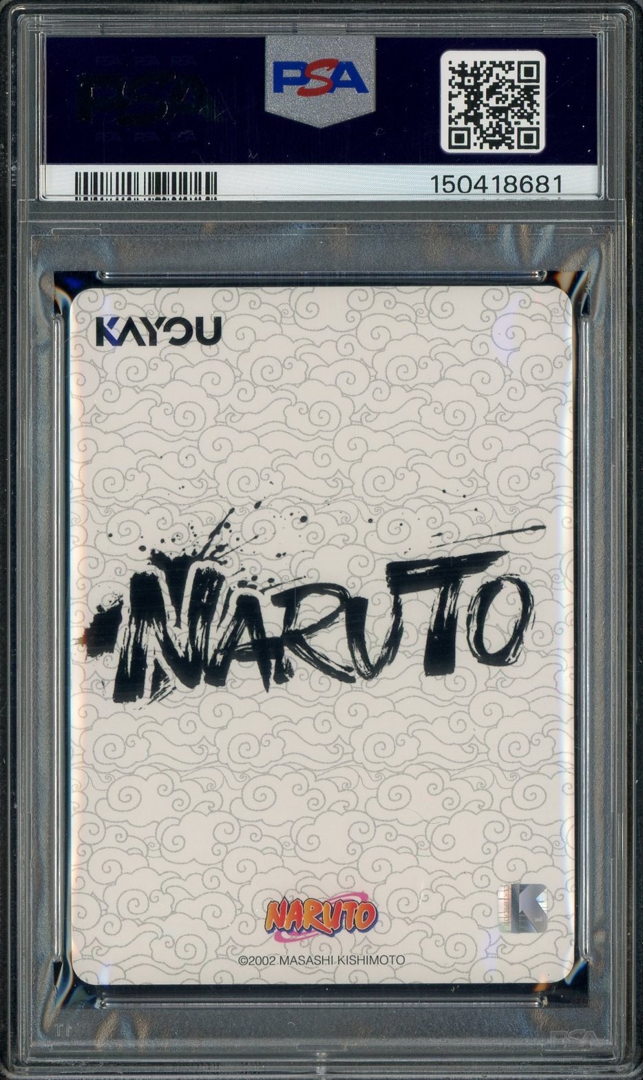 2025 KAYOU NARUTO NRSA01-HEAVEN SCROLL EN-US S.1 BP #004L4 KAKASHI HATAKE PSA 10 view 2