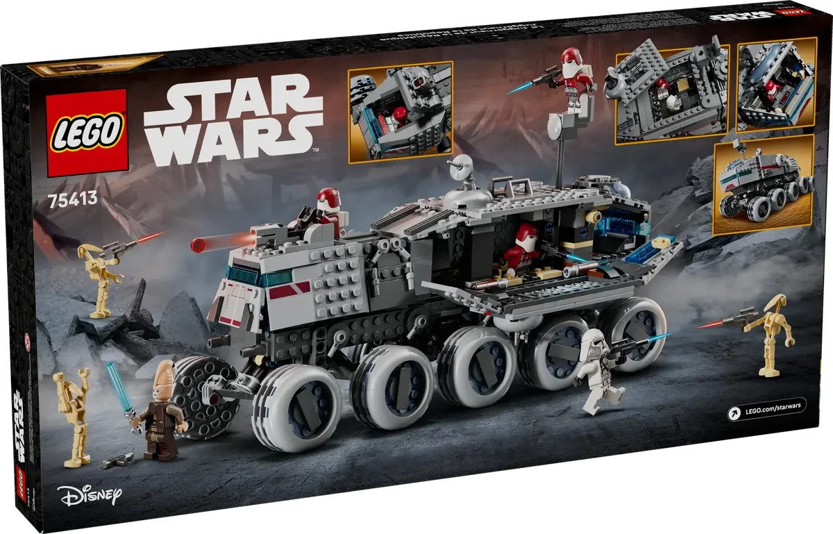 LEGO #75413 Star Wars Republic Juggernaut New 813Pcs Sealed 2025