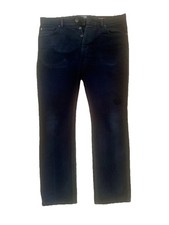 Jeff Banks Mens Black Jeans. Straight Leg. W34. L32.