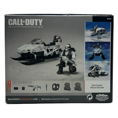 Mega Bloks Construx Call of Duty Snowmobile Recon Set DPW83 Mattel 2016 - Picture 2 of 6
