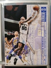 1994-95 Collector's Choice Silver Signature #395 David Robinson Spurs