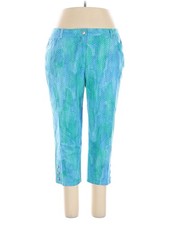 Ruby Rd. Women Blue Casual Pants 16 Petites