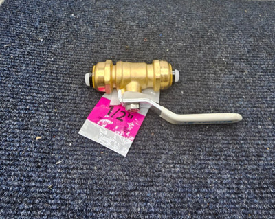 TECTITE FSBBV12: APOLLO 1/2'' BRASS PTC BALL VALVE FOR COPPER, PEX, CPVC OR PE-RT