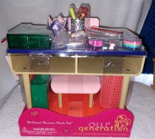 Our Generation Brilliant Bureau School Desk Playset for most 18" Dolls New