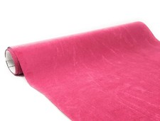 Self-Adhesive Suede Fabric Wrap - 8"x55" Hot Pink Decal Sheet for Car & Furnitur