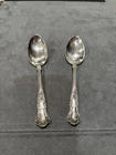 1899 Gorham Cambridge Sterling Silver Hallmarked Monogramed set of 2 Tea Spoons