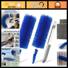 Bendable Microfiber Dust Cleaning Brush Kit - Flexible Ceiling  Fan Duster, 2 M