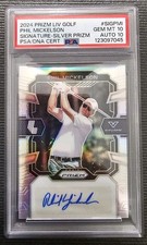 PHIL MICKELSON 2024 Prizm LIV Golf Silver Signature Auto 8/99 PSA Gem Mint 10/10