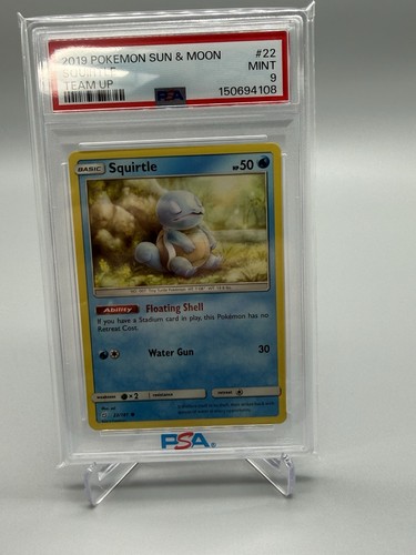 Squirtle graded PSA 9 for sale on eBay