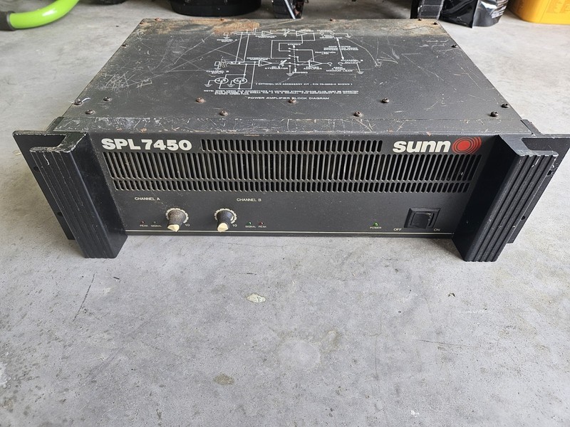 Vintage Fender SUNN SPL Model 7450 Amp - Excellent Rare Find