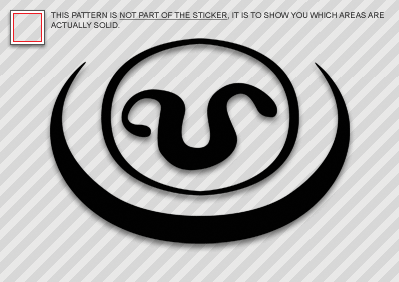 (2x) APOPHIS Sticker Decal Die Cut vinyl Star Gate SG-1 - Picture 1 of 1