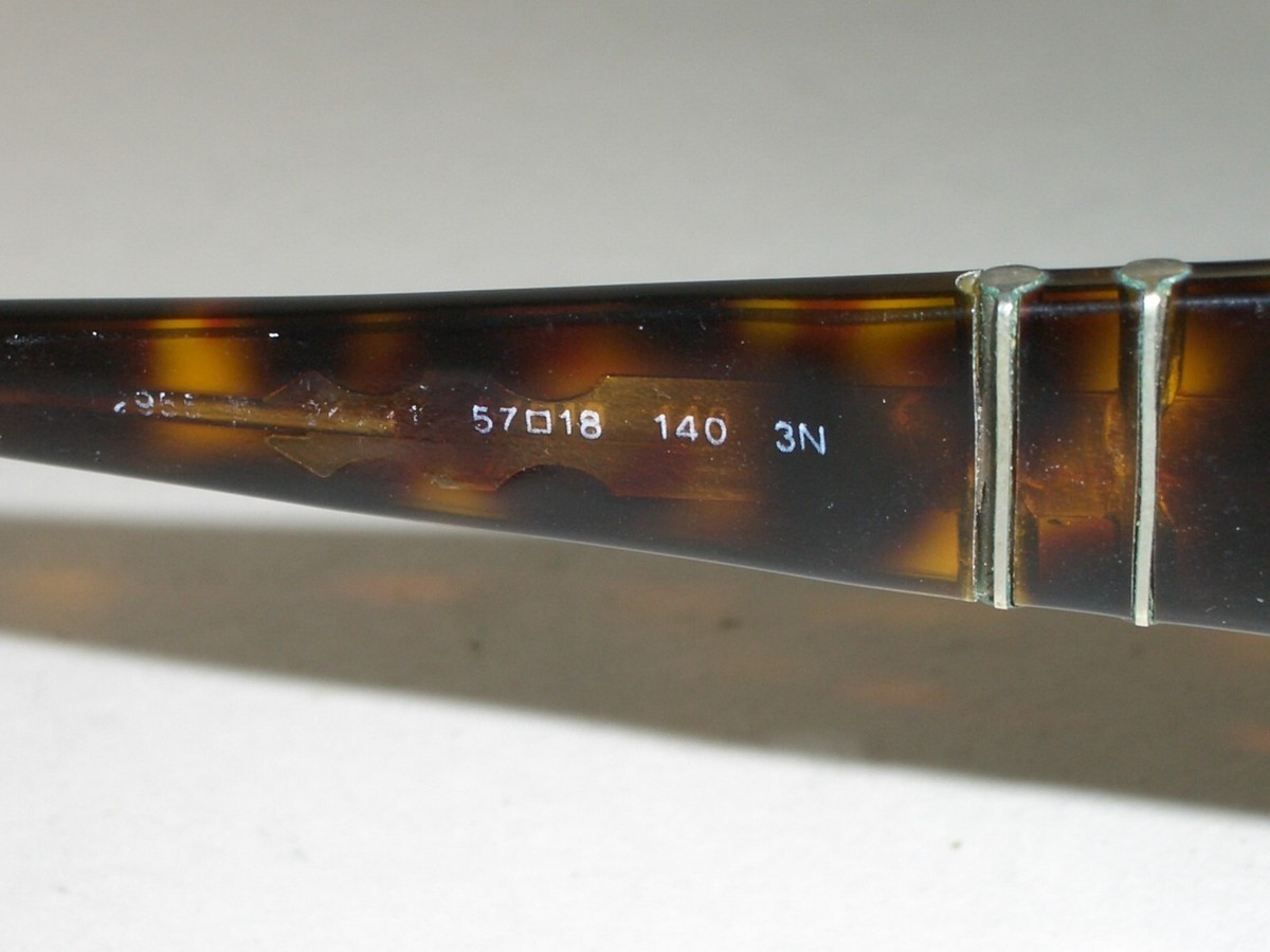 その他 22v PERSOL ITALY 57[]18 140 THICK DARK TORTOISE GREEN CRYSTAL LENS