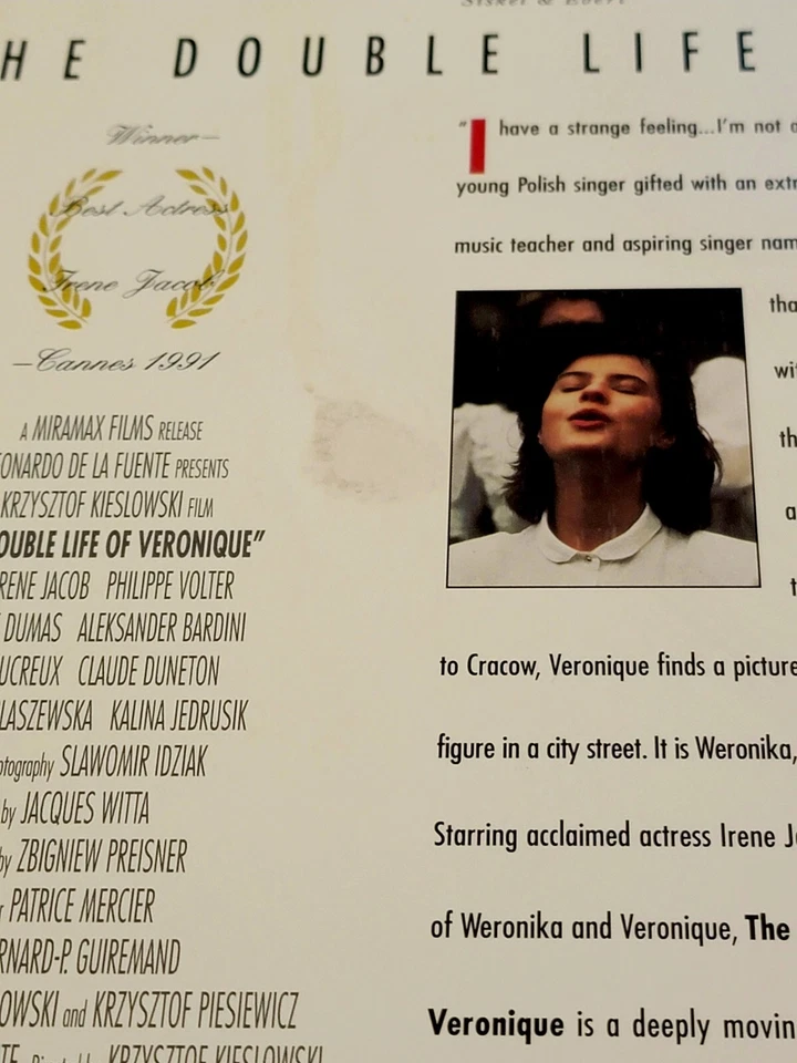 The Double Life Of Veronique & To Die For - Laserdisc - Image 3 of 4