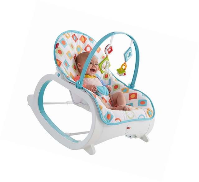 Infant To Toddler Rocker Bouncer Seat Baby Chair Sleeper Swing Toy Portable